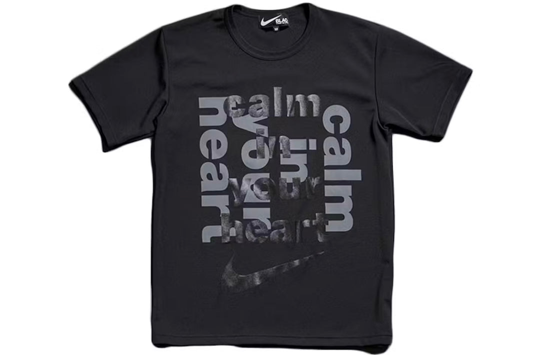 Nike x Black Comme des Garcons CDG Calm in Your Heart T-Shirt - Black