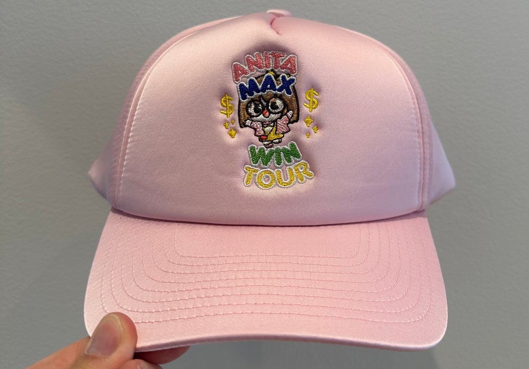 Drake Tour Merch Australia 2025 Anita Max Win Cap - Pink