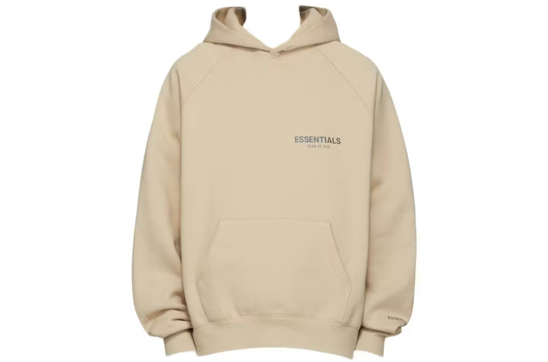 FEAR OF GOD FOG ESSENTIALS Pull Over Hoodie - Linen (USA EXCLUSIVE)