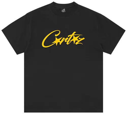 Corteiz OG Allstarz T-Shirt - Black/Yellow