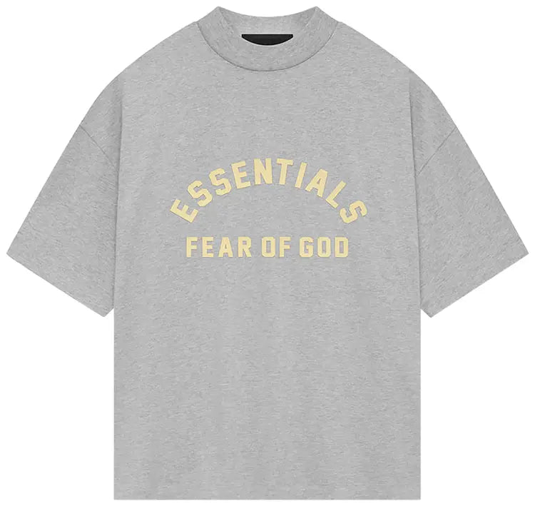 FEAR OF GOD FOG ESSENTIALS Heavy T-Shirt - Light Heather