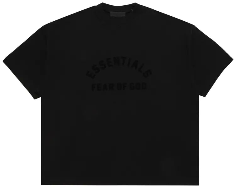 FEAR OF GOD FOG ESSENTIALS Heavy T-Shirt - Jet Black