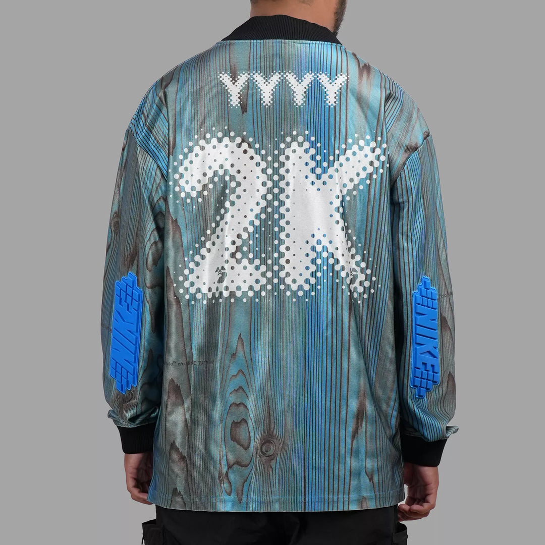OFF-WHITE x Nike 001 Soccer Jersey - Blue