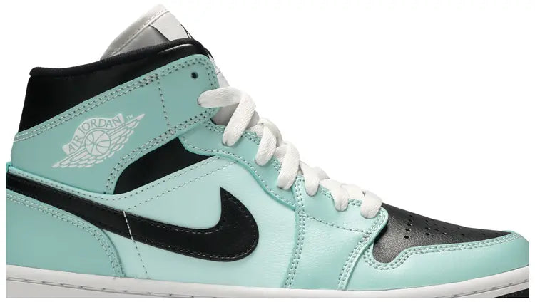 Nike Air Jordan 1 Mid 'Aqua Black'