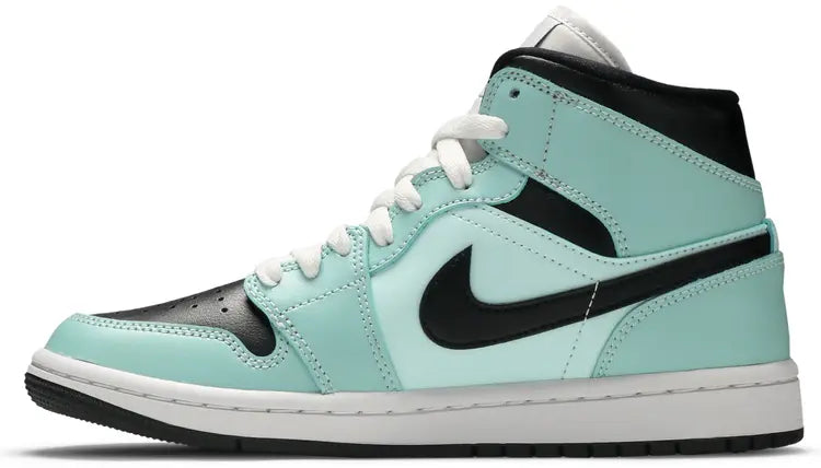 Nike Air Jordan 1 Mid 'Aqua Black'