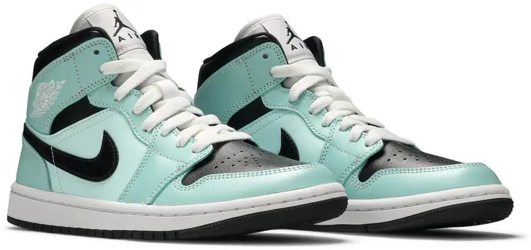 Nike Air Jordan 1 Mid 'Aqua Black'