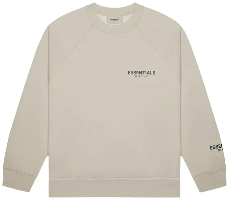FEAR OF GOD FOG ESSENTIALS Pull-Over Crewneck - Tan (Core Collection / Core 1.0)