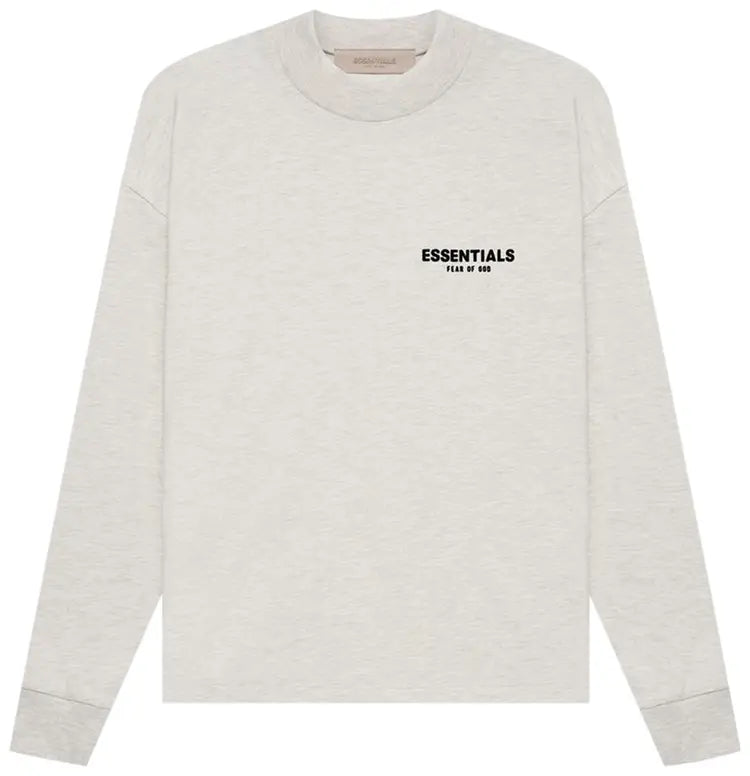 FEAR OF GOD FOG ESSENTIALS L/S T-Shirt - Light Oatmeal (SS22 / Core 2.0)