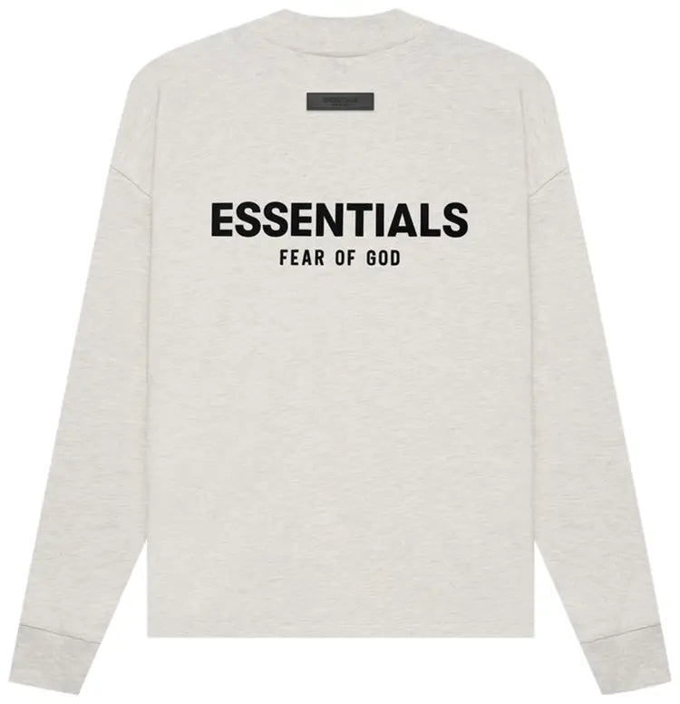 FEAR OF GOD FOG ESSENTIALS L/S T-Shirt - Light Oatmeal (SS22 / Core 2.0)