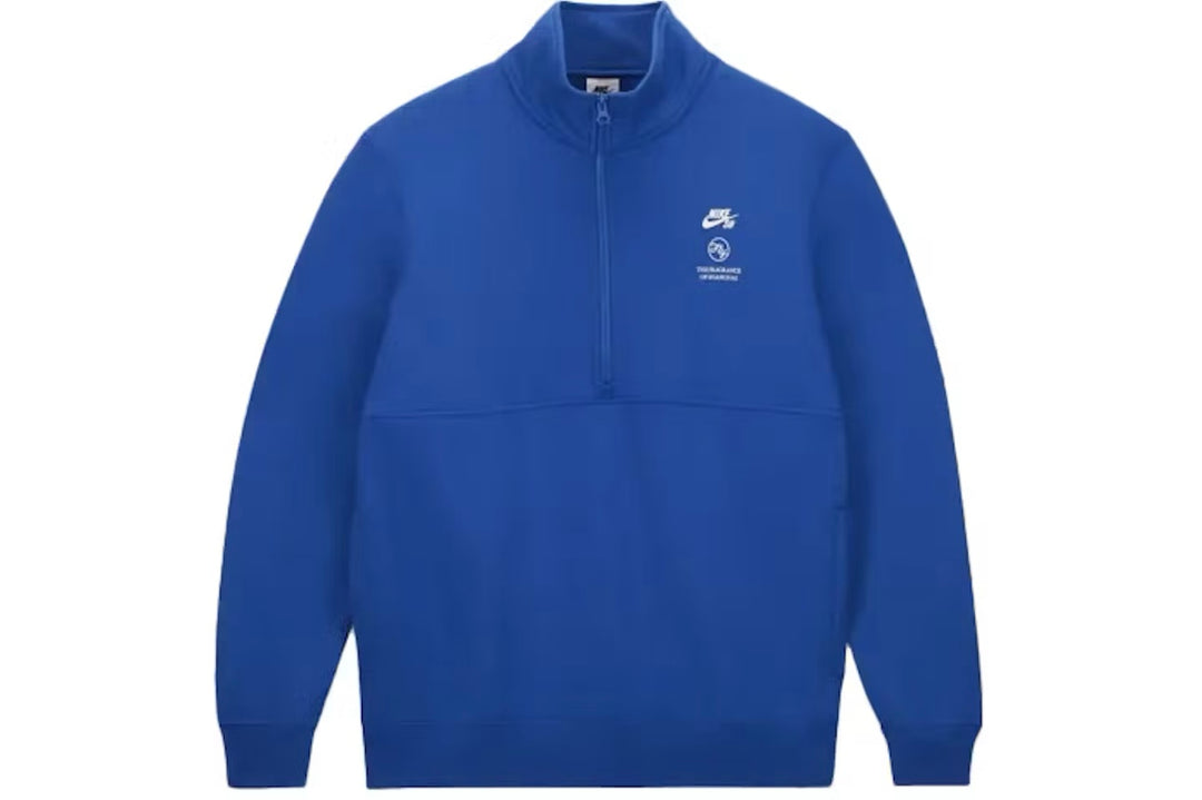 Nike SB x Fly Streetwear 1/2 Zip Fleece Skate Top - Blue