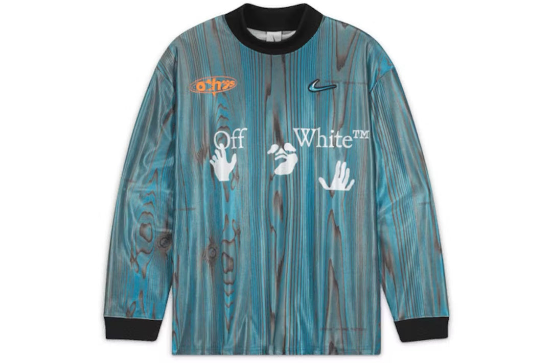 OFF-WHITE x Nike 001 Soccer Jersey - Blue