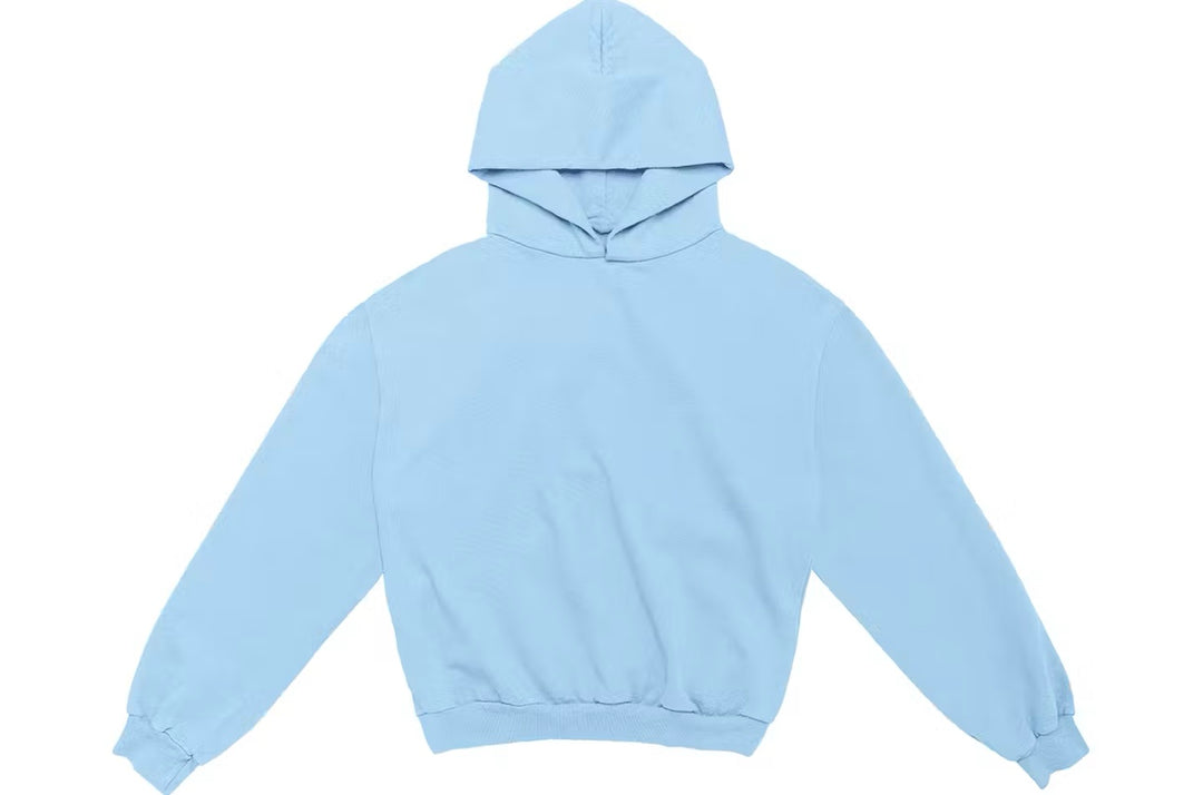 Kanye West & Drake Free Hoover Hoodie - Light Blue
