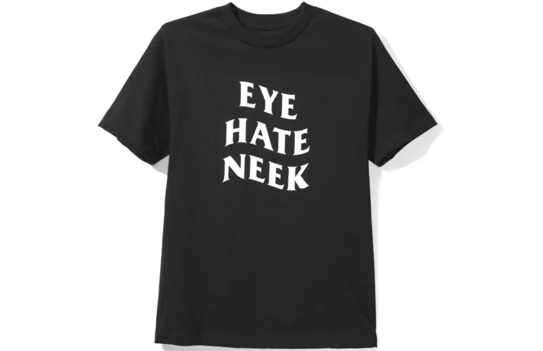 Anti Social Social Club ASSC Eye Hate Neek Tee  - Black