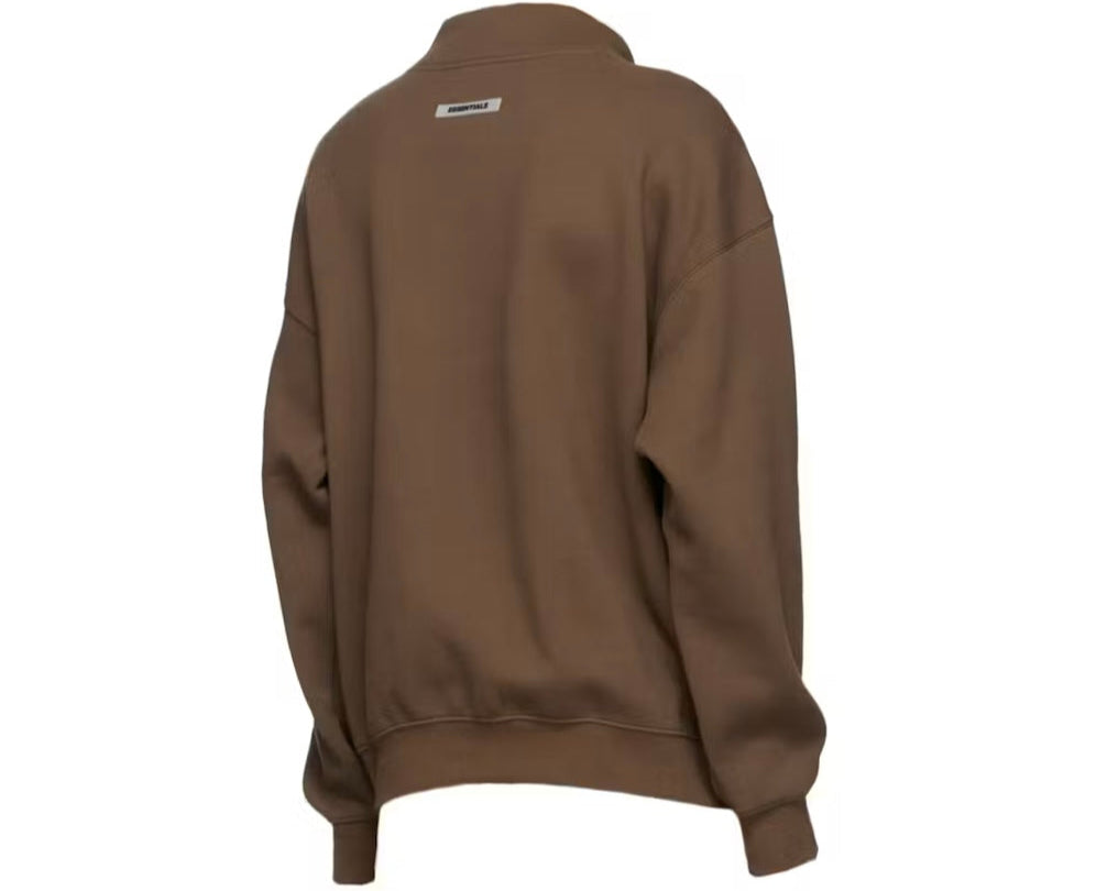 FEAR OF GOD FOG ESSENTIALS Mockneck - Rain Drum Brown (USA Exclusive)