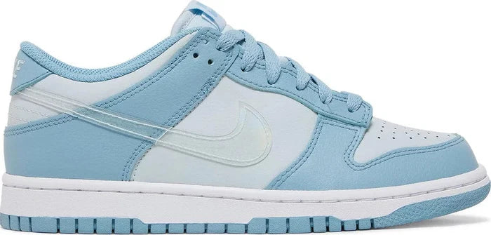Nike Dunk Low GS 'Clear Blue Swoosh'